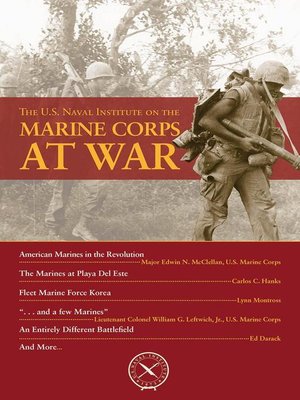 cover image of The U.S. Naval Institute on Marine Corps at War
